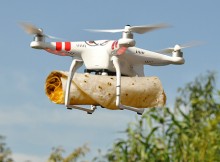 burrito delivered by drone