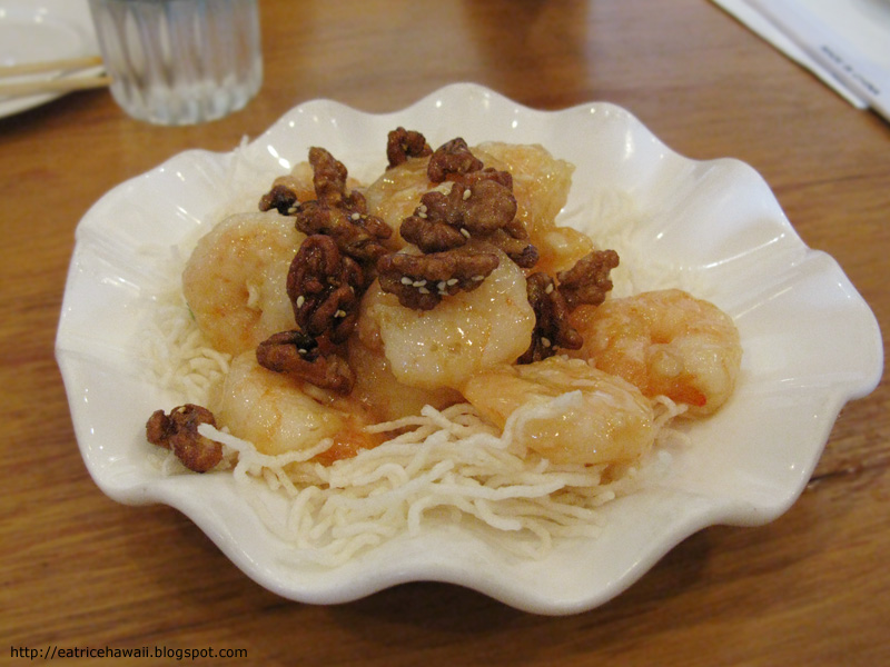 honey walnut shrimp from little village noodle house