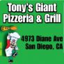 Tony's Giant Pizzeria &amp; Grill