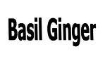 Basil Ginger