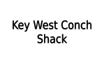 Key west conch shack