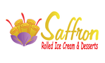Saffron Rolled Ice Cream