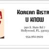 U Know Korean Bistro